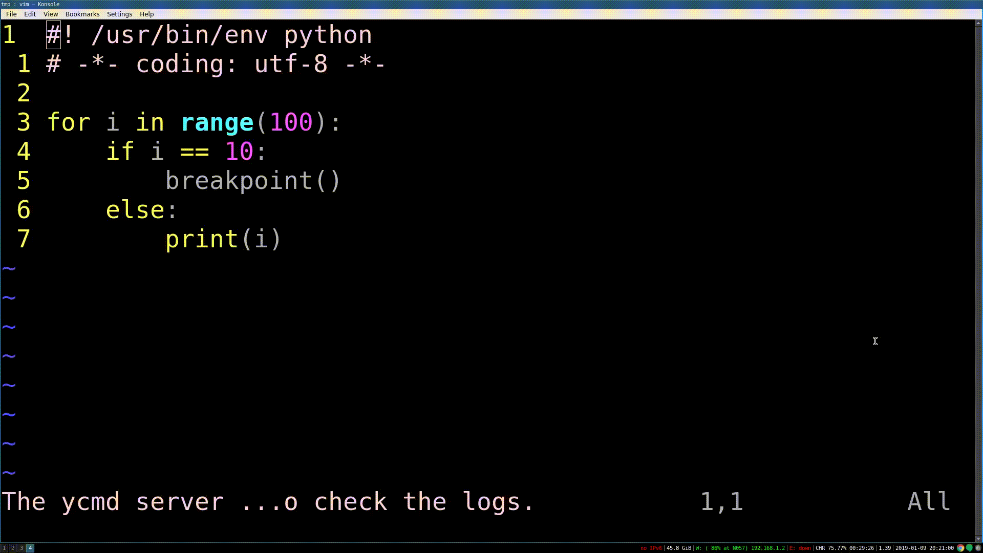 Breakpoint function in Python 3.7